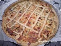 Tarte aux Pommes, Rhubarbe et Fleurs de Sureau Sches