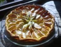 Tarte aux Pommes sur lit de Compote et de Kiwi