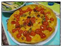 Tarte de Tomates-Cerises au Thym