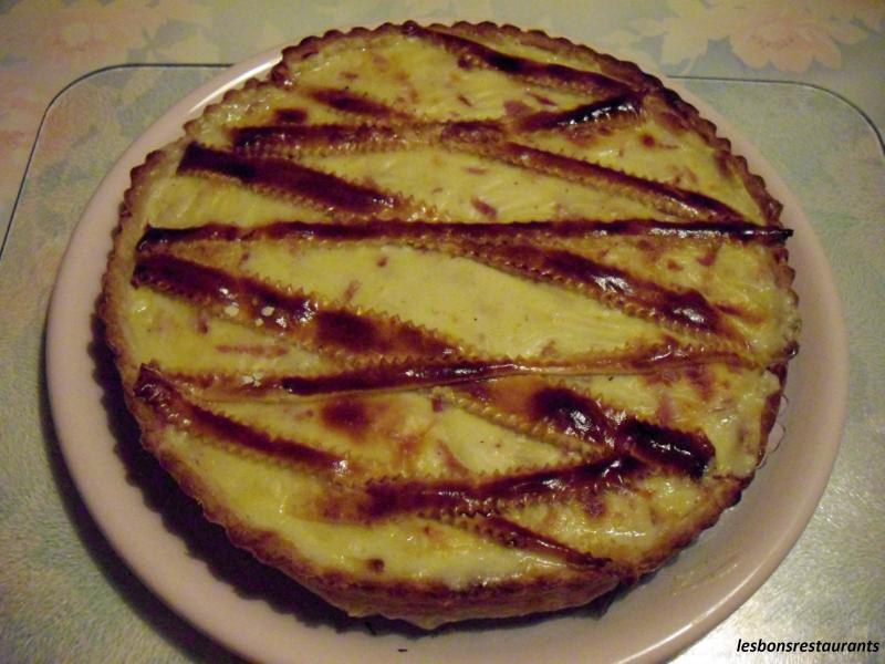 Tarte feuillete au Jambon et Fromage