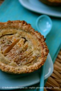 Tarte Gourmande  la Poire et Graines  la Cardamome