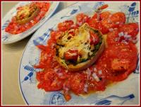 Tartines au Pesto, Poulet et Tomates Cerises