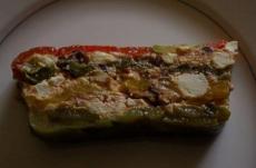 Terrine de Poivrons, Chvre et Courgettes