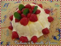 Vacherin  la Vanille et aux Fraises