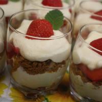 Verrine fraises-spculoos, faon tiramisu