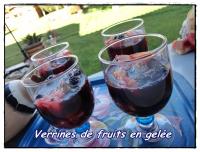 Verrines de Fruits en Gele