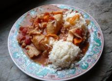 Wok de Filets de Poisson et Quenelles au Vin Blanc