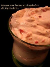 Verrines de Chantilly Fraises-Framboises